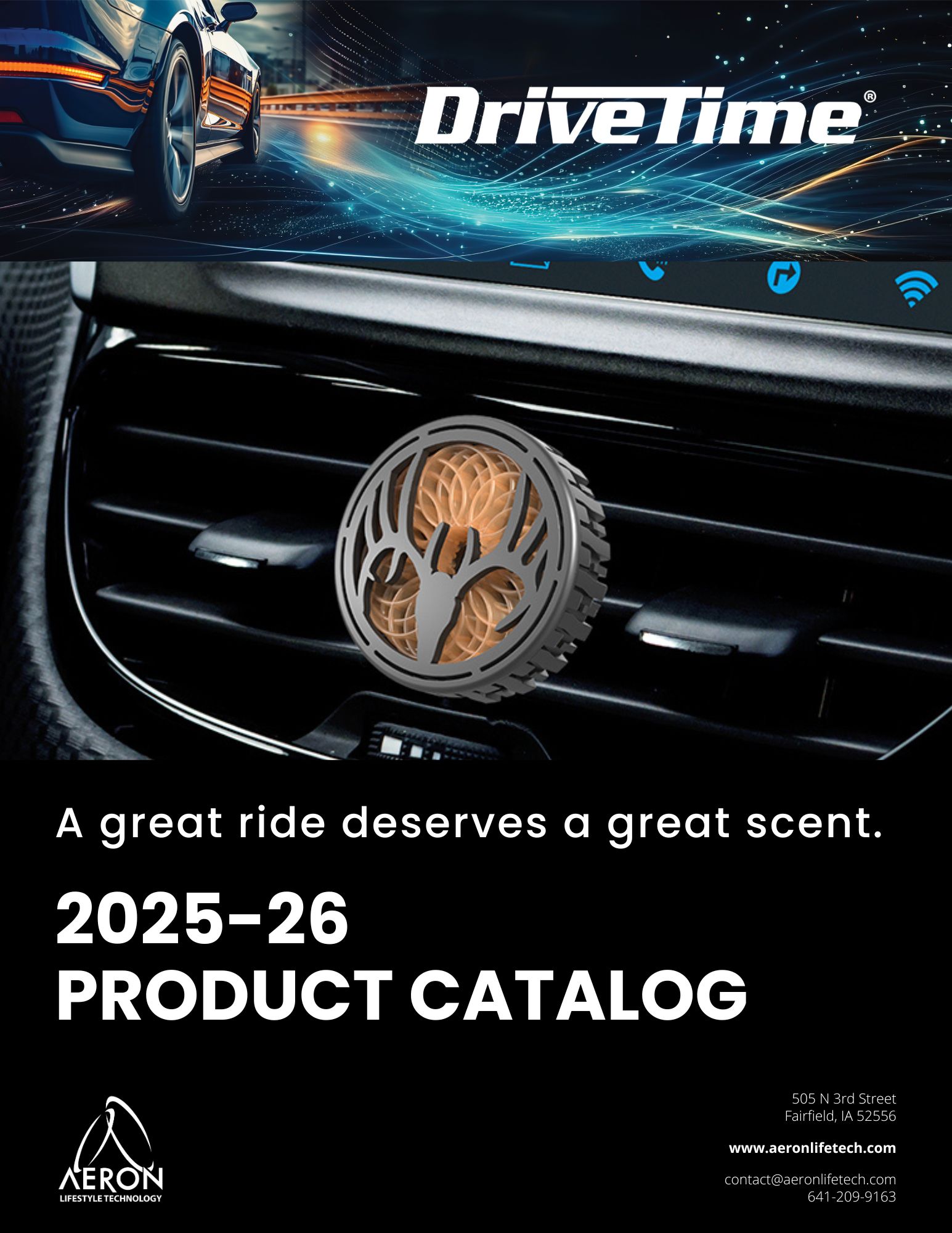 Drive Time® Product Catalog Cover