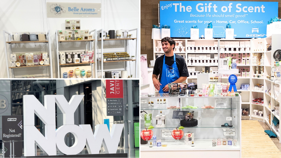 AERON's booth at the NY NOW Summer Market and the Iowa State Fair